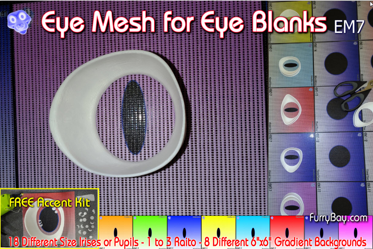  Furry Eye Mesh